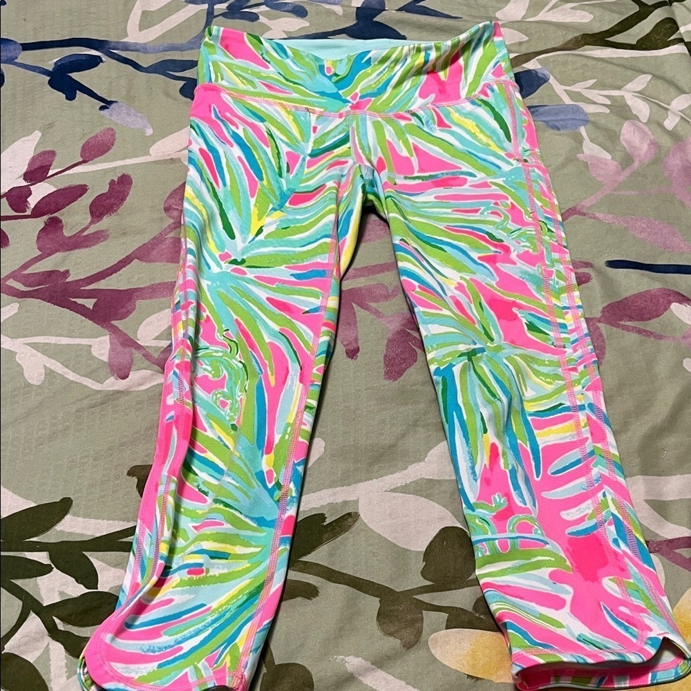 Lilly Pulitzer luxletic bright pattern leggings